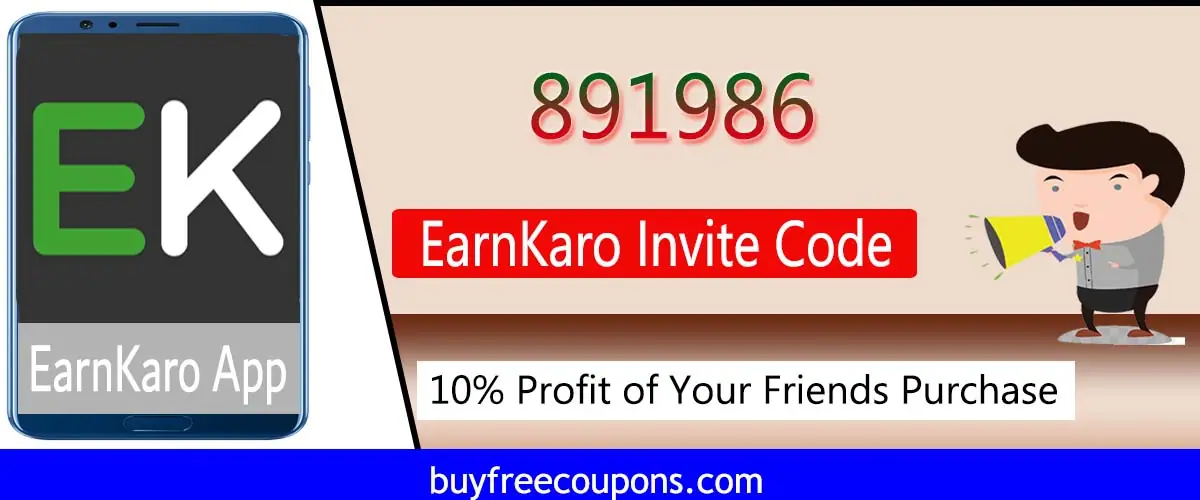 EarnKaro Referral Code - ₹50 Referral Bonus For Signing Up